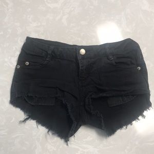 Brandy Melville black jean shorts